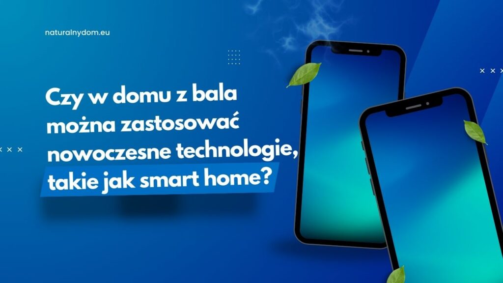Grafika z pytaniem o nowoczesne technologie w domach z bali, w tym smart home.