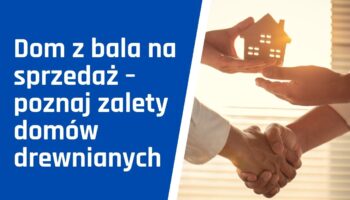 Przekazanie symbolicznego domu z drewna – sprzedaż domów z bali